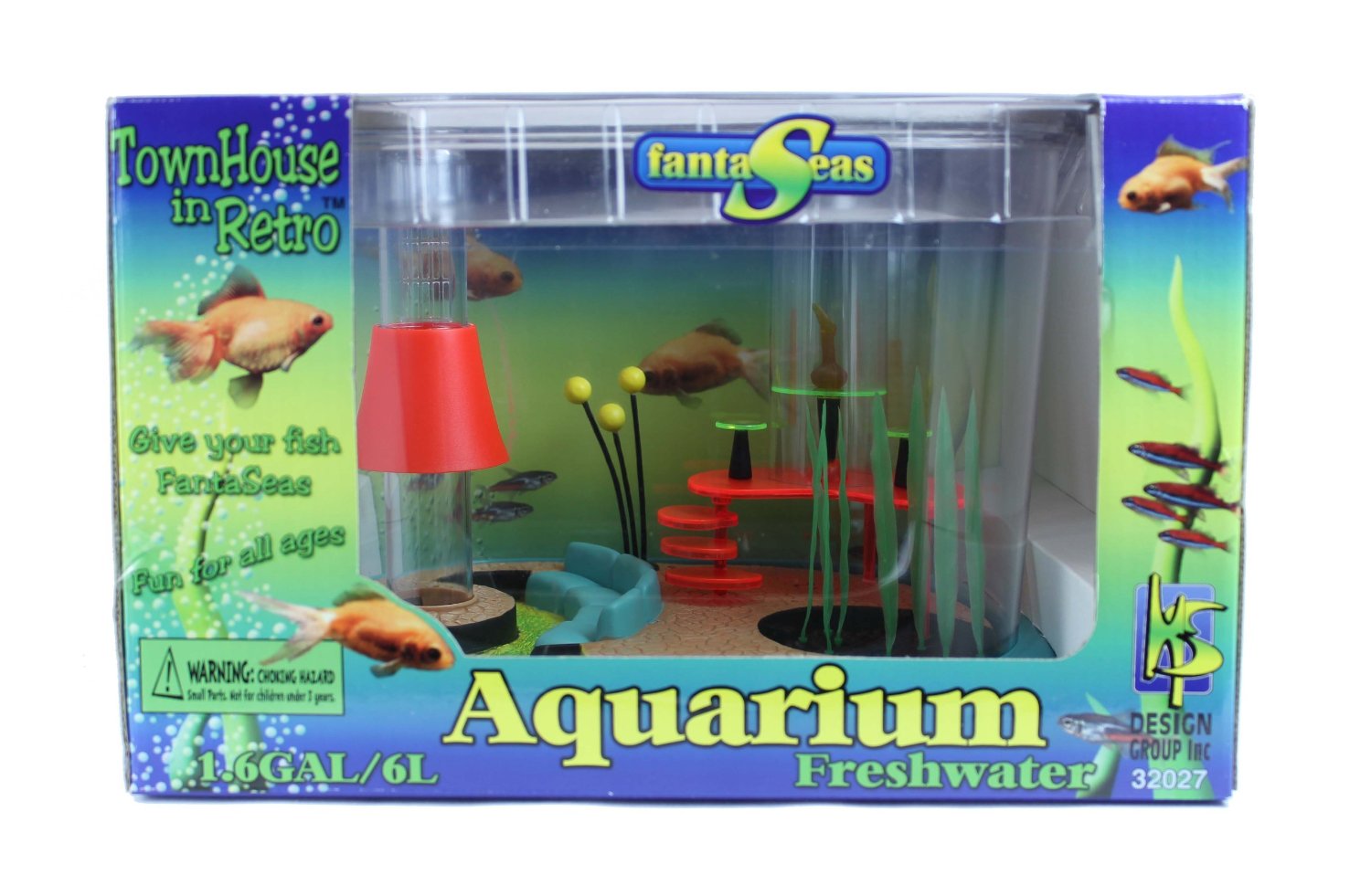 Retro Townhouse 1.6 Gallon Fish Bowl by FantaSeas